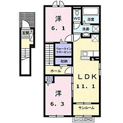 物件の間取り