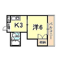 ディア夙川 306 ｜ 兵庫県西宮市江上町（賃貸マンション1K・3階・20.00㎡） その2