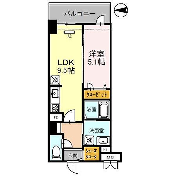 （仮）西宮北口　深津町プロジェクト 302｜兵庫県西宮市深津町(賃貸マンション1LDK・3階・39.63㎡)の写真 その2