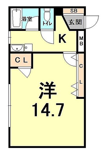 コーポＭＦＴ 101｜兵庫県芦屋市浜芦屋町(賃貸アパート1K・1階・25.62㎡)の写真 その2