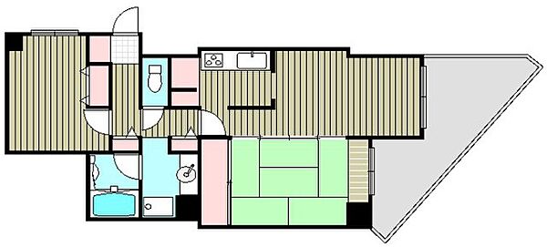 メゾンアルブル芦屋 105｜兵庫県芦屋市西蔵町(賃貸マンション2LDK・1階・66.47㎡)の写真 その2