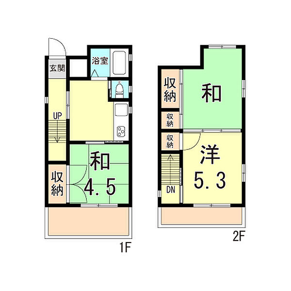 能登町貸家 ｜兵庫県西宮市能登町(賃貸一戸建3K・2階・50.83㎡)の写真 その2