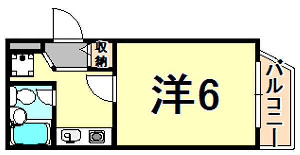 新和パレス西宮ガーデンズ前 202｜兵庫県西宮市田代町(賃貸マンション1K・2階・19.00㎡)の写真 その2