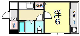 タダマンション 202 ｜ 兵庫県西宮市笠屋町（賃貸マンション1K・2階・22.00㎡） その2