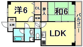 マジスト西宮 104 ｜ 兵庫県西宮市上大市４丁目（賃貸マンション2LDK・1階・47.84㎡） その2