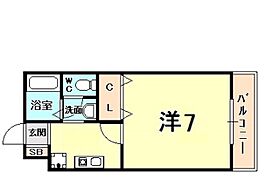 リブレメゾン甲東園エスト 105 ｜ 兵庫県西宮市甲東園１丁目（賃貸マンション1K・1階・26.00㎡） その2