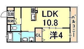 Ｃｈｉａｒｏ　Ｖｉｔａ 301 ｜ 兵庫県西宮市越水町（賃貸マンション1LDK・3階・39.92㎡） その2