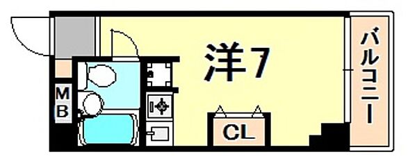 リモージュ岡本 307｜兵庫県神戸市東灘区岡本２丁目(賃貸マンション1R・3階・19.00㎡)の写真 その2