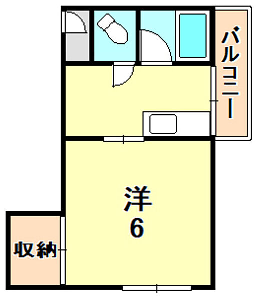 ハイツ16 401｜兵庫県神戸市灘区友田町１丁目(賃貸マンション1K・4階・21.00㎡)の写真 その2