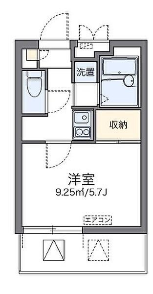 レオパレスコントワール御影石町 205｜兵庫県神戸市東灘区御影石町２丁目(賃貸マンション1K・2階・19.65㎡)の写真 その2