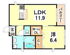 ヴェールメゾン六甲 202 ｜ 兵庫県神戸市灘区神ノ木通４丁目（賃貸マンション1LDK・2階・46.66㎡） その2