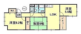 エクセレンス御影 301 ｜ 兵庫県神戸市東灘区御影１丁目（賃貸マンション3LDK・3階・65.97㎡） その2