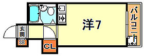 グレイス芦屋 402 ｜ 兵庫県神戸市東灘区深江本町１丁目（賃貸マンション1R・4階・17.55㎡） その2