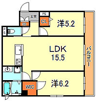 城ノ前楽舎 302 ｜ 兵庫県神戸市東灘区御影２丁目（賃貸マンション2LDK・3階・60.64㎡） その2