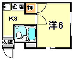 クォート北町 101 ｜ 兵庫県神戸市東灘区本山北町２丁目（賃貸アパート1K・1階・19.17㎡） その2