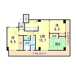 間取図画像 3LDK