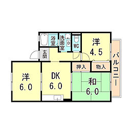 プリシェール南別府 2階