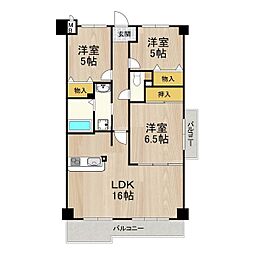 間取図画像 3LDK