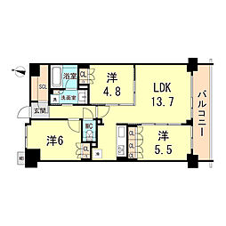 ミレーネ神戸住吉本町 3階