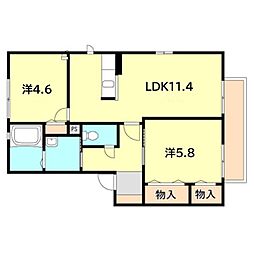 シャーメゾン協和Ｂ棟 2階