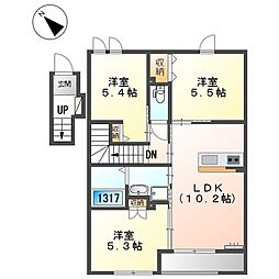 間取図画像 3LDK