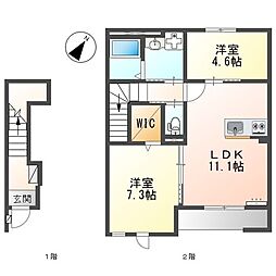 仮西宮市甲子園町新築アパート工事 2階/203