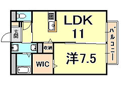 間取図画像 1LDK