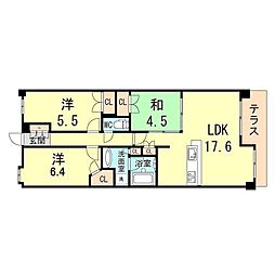 間取図画像 3LDK