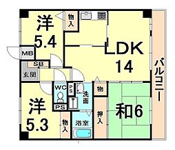 間取図画像 3LDK