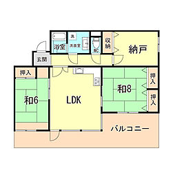 間取図画像 2SLDK