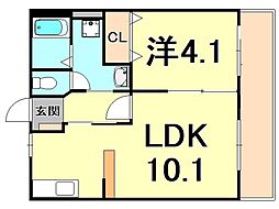 間取図画像 1LDK