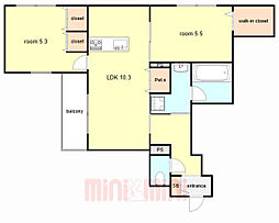 （仮称）灘区篠原中町2丁目ヘーベルメゾン 2階/203