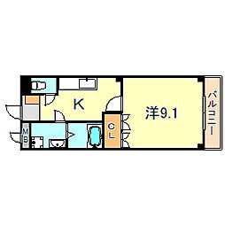 コンフォール白水 2階