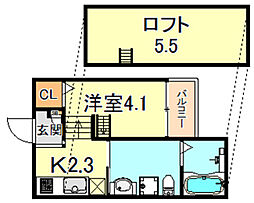 間取図画像 ワンルーム