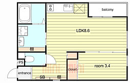 Glicina東園田lindo(グリシーナ東園田リンド) 2階