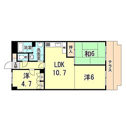 間取図画像 3LDK