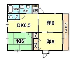 ビューハイツ5号棟 2階