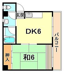 サンパレス21六甲永手 5階