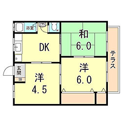 間取図画像 3DK