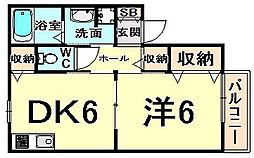 間取図画像 1DK