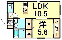 アンジェリーヴ 2階