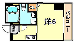 エトワール王子 1Kの間取図画像