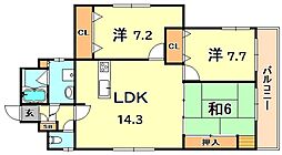 間取図画像 3LDK