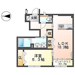 仮称西宮市天道町新築アパート 1階/101