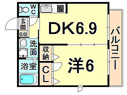 クレール塚口 1階
