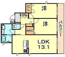 シャーメゾン山麓 2階