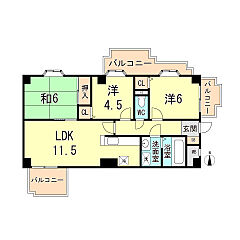 物件の間取り