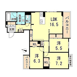 シャーメゾン トレドゥース 甲南山手 3階/301