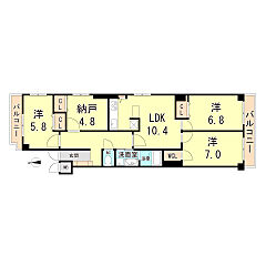 物件の間取り
