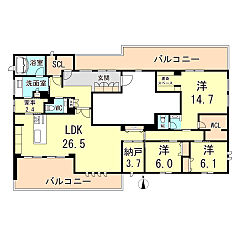 物件の間取り
